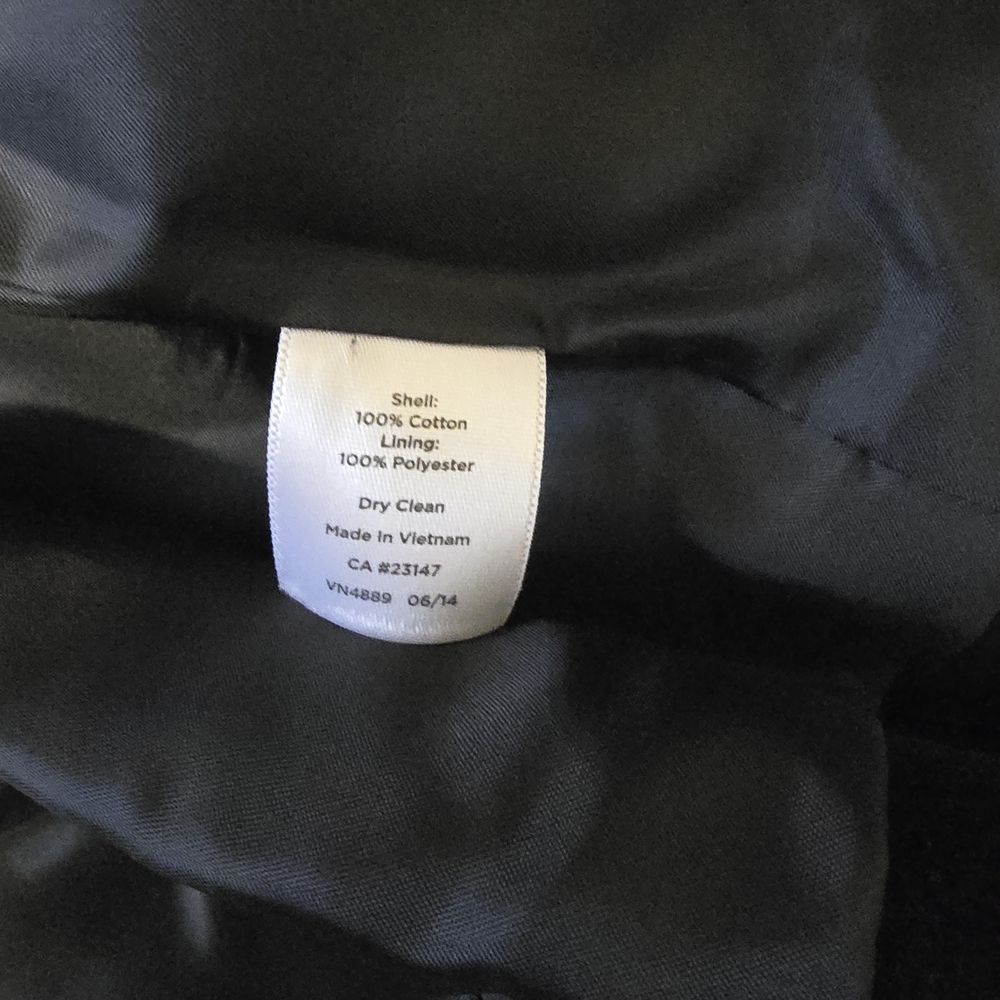 Talbots Black Velvet Blazer Jacket Size 6 - Picture 7 of 8